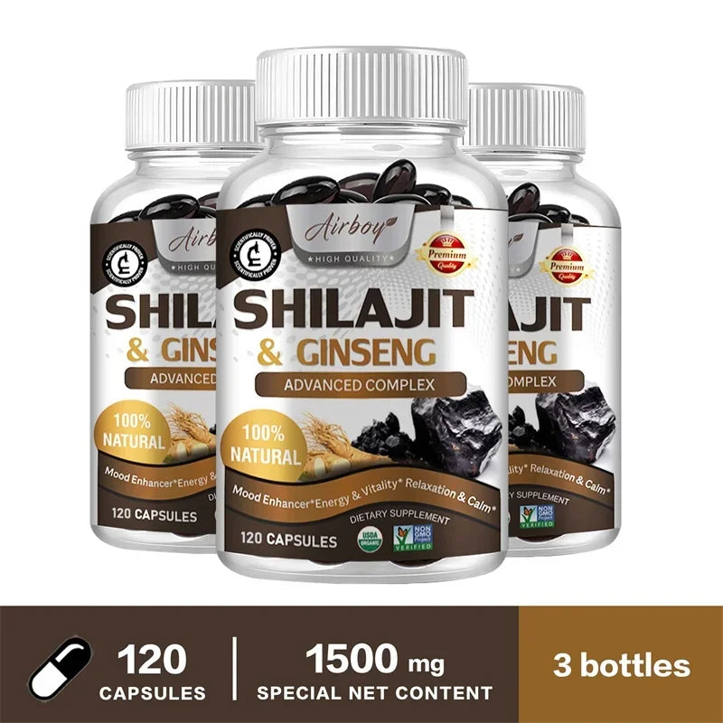 Shilajit 30 capsules – Boost Energie naturelle