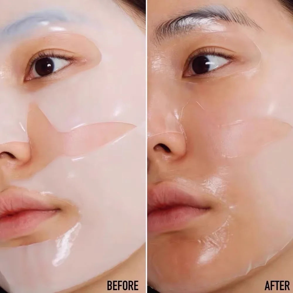 Masque Facial Anti-rides au Collagène – 10 pièces | Cosmétiques Coréens