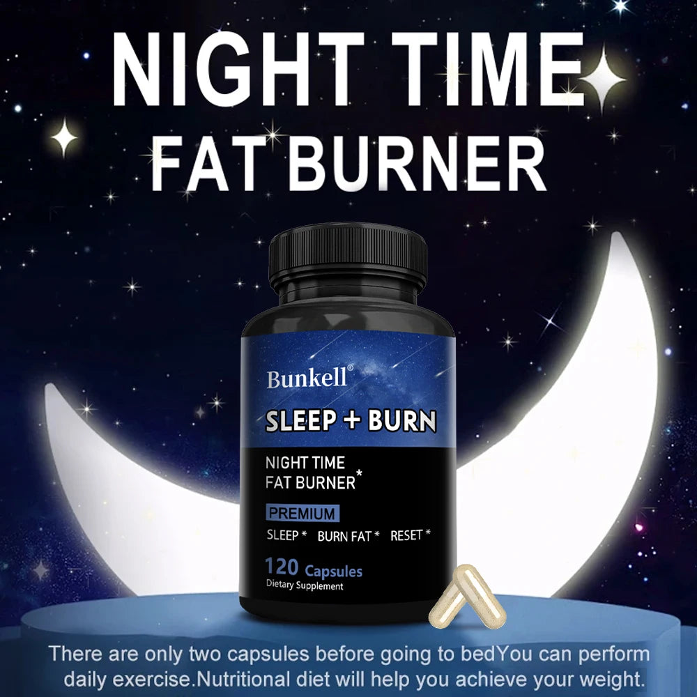 Night Fat Burner - Brûle graisse Nuit+ sommeil profond - 60 caps