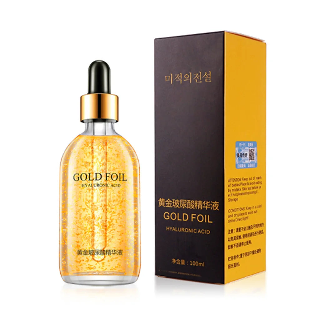 Serum visage Or 24k - Acide hyaluronique - 100ml - anti age & eclat 100ml