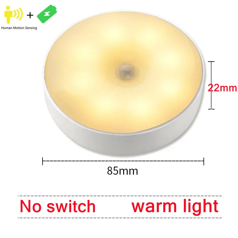 Lampe LED Capteur de Mouvement Rechargeable