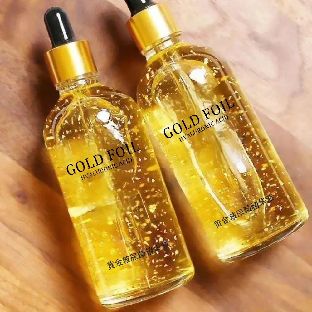 Serum visage Or 24k - Acide hyaluronique - 100ml - anti age & eclat 100ml