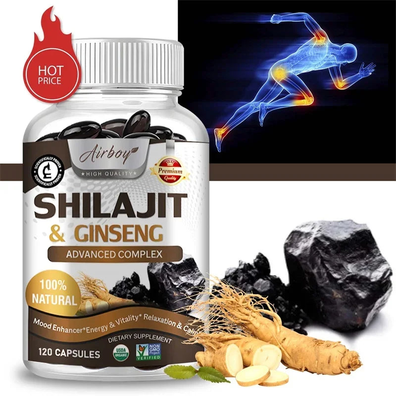 Shilajit 30 capsules – Boost Energie naturelle