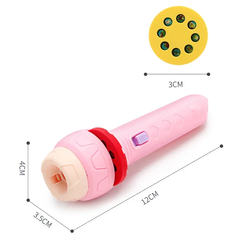 Lampe Torche Projecteur d'Histoires — Jouet Éducatif Enfant