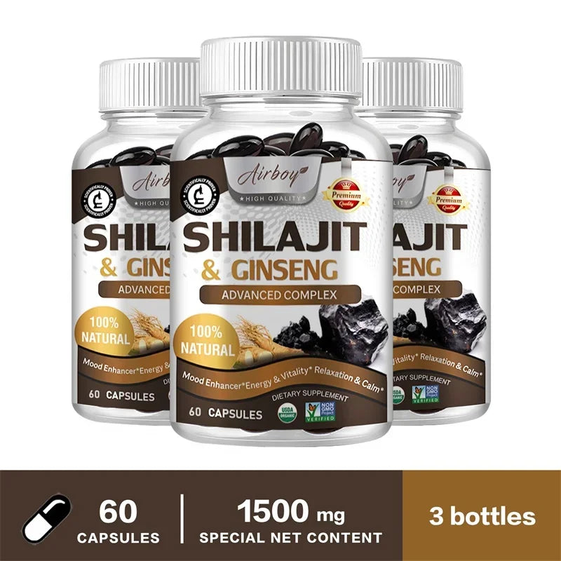 Shilajit 30 capsules – Boost Energie naturelle