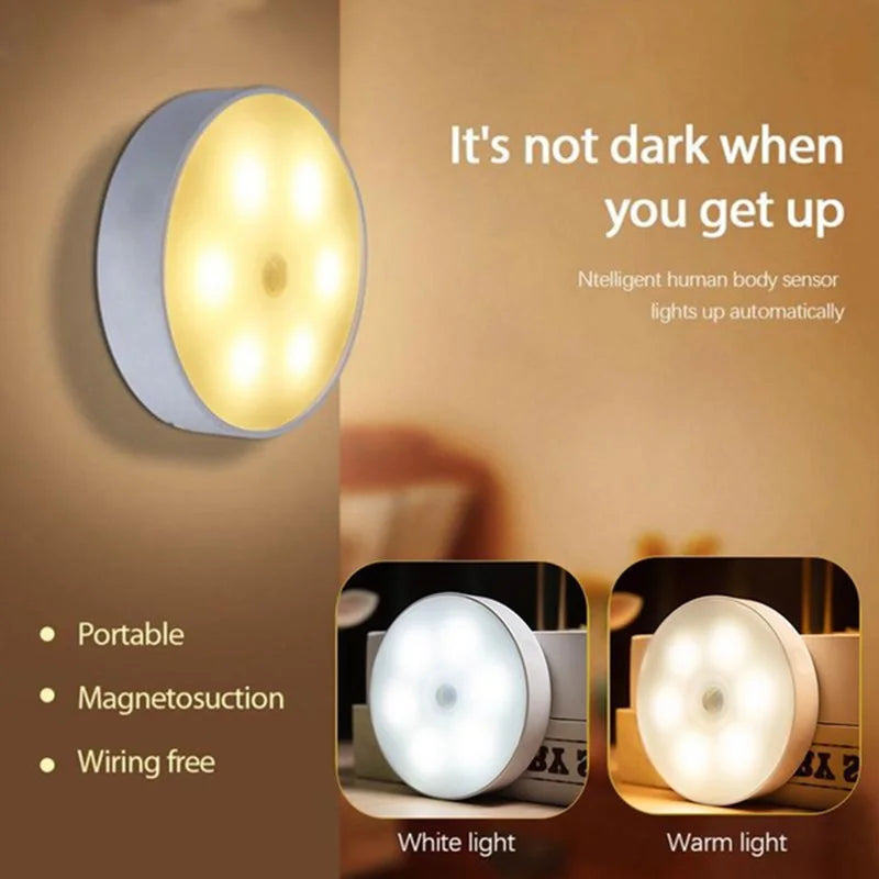 Lampe LED Capteur de Mouvement Rechargeable