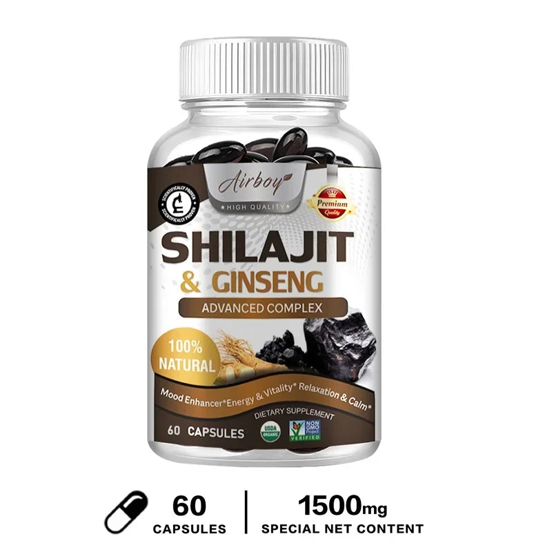 Shilajit 30 capsules – Boost Energie naturelle