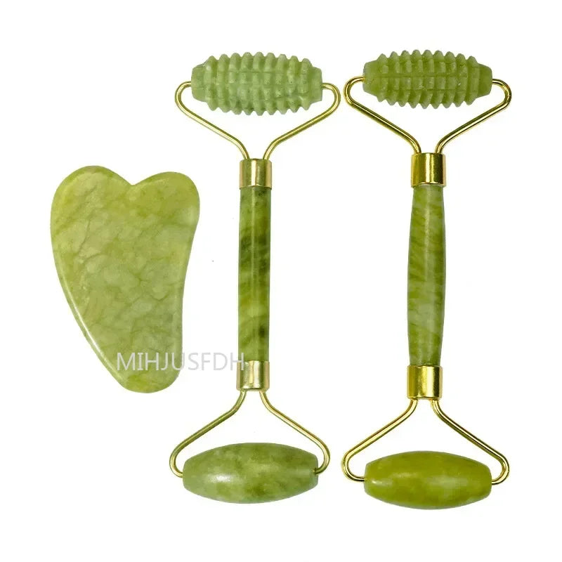 Rouleau Masseur Visage — Soin Naturel & Anti-Fatigue