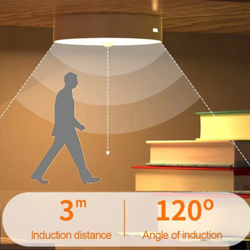 Lampe LED Capteur de Mouvement Rechargeable