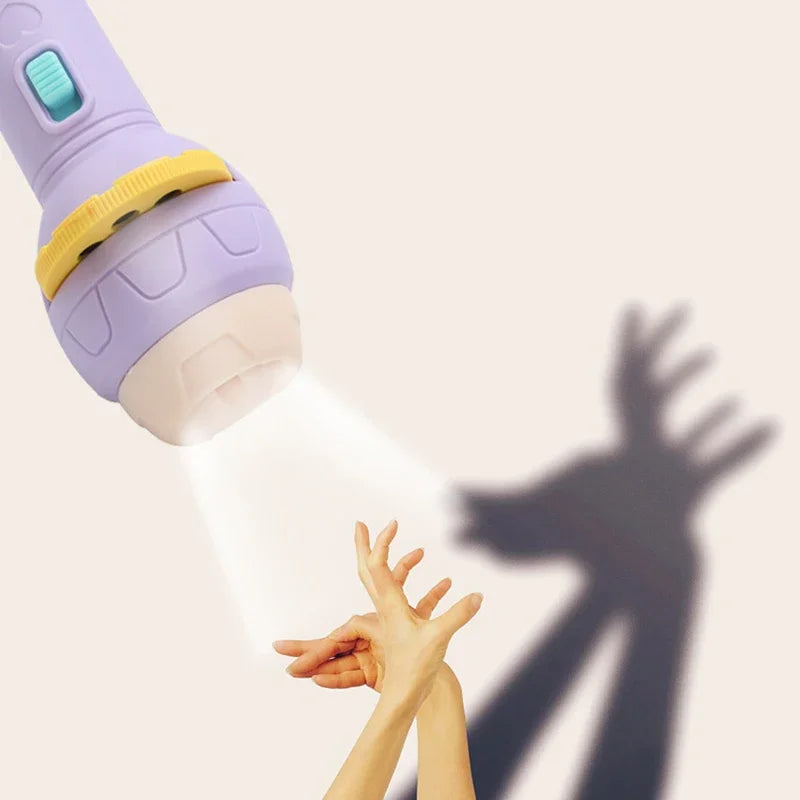 Lampe Torche Projecteur d'Histoires — Jouet Éducatif Enfant