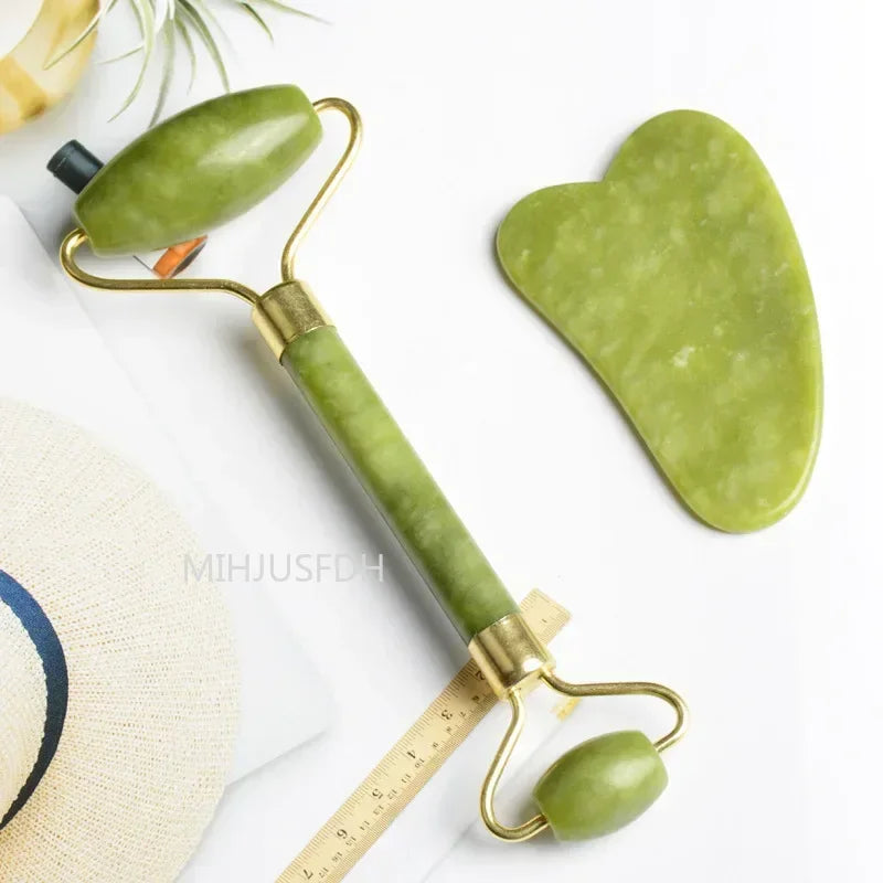 Rouleau Masseur Visage — Soin Naturel & Anti-Fatigue