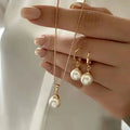 WINABEL - Parure collier & boucles d'oreilles Perles 3 pcs - Elegance femme