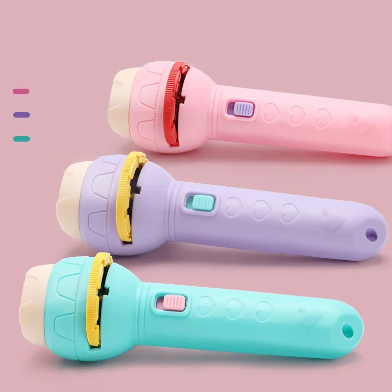 Lampe Torche Projecteur d'Histoires — Jouet Éducatif Enfant