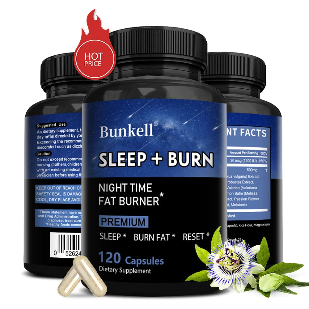 Night Fat Burner - Brûle graisse Nuit+ sommeil profond - 60 caps